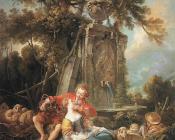 弗朗索瓦 布歇 : 秋天的田园风景